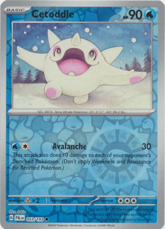 Paldea Evolved - 053/193 - Cetoddle - Reverse Holo