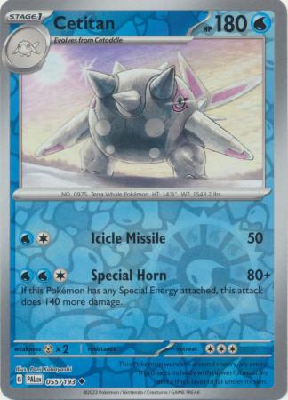 Paldea Evolved - 055/193 - Cetitan - Reverse Holo