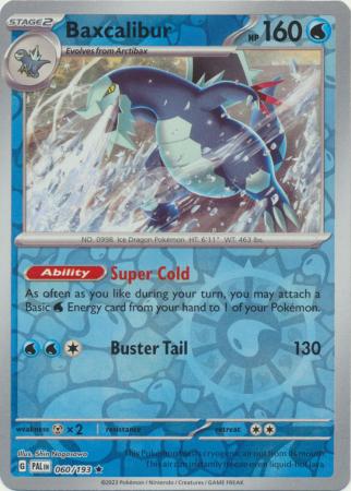 Paldea Evolved - 060/193 - Baxcalibur - Reverse Holo