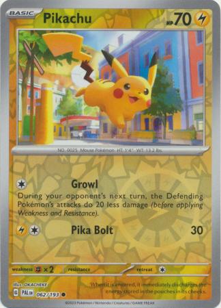 Paldea Evolved - 062/193 - Pikachu - Reverse Holo