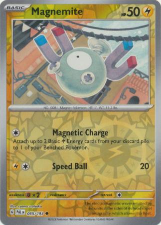 Paldea Evolved - 065/193 - Magnemite - Reverse Holo