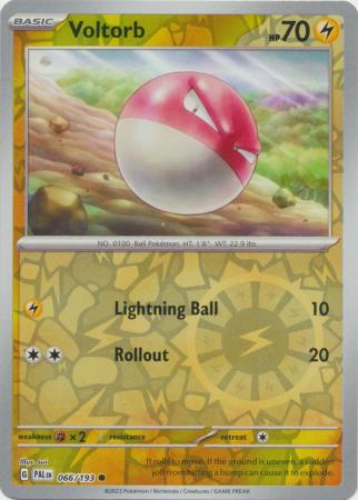 Paldea Evolved - 066/193 - Voltorb - Reverse Holo