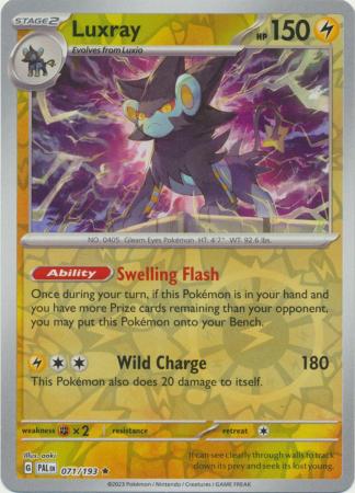 Paldea Evolved - 071/193 - Luxray - Reverse Holo