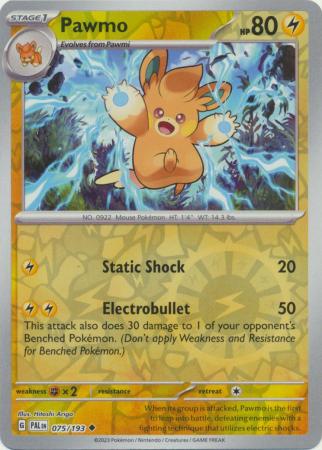 Paldea Evolved - 075/193 - Pawmo - Reverse Holo