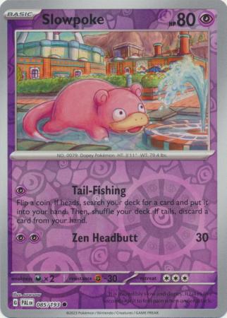 Paldea Evolved - 085/193 - Slowpoke - Reverse Holo