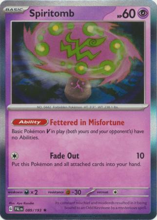 Paldea Evolved - 089/193 - Spiritomb - Holo