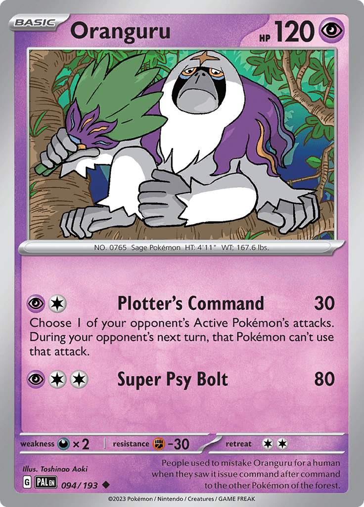 Paldea Evolved - 094/193 - Oranguru