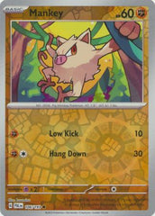 Paldea Evolved - 106/193 - Mankey - Reverse Holo