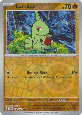 Paldea Evolved - 110/193 - Larvitar - Reverse Holo