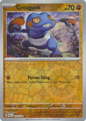 Paldea Evolved - 114/193 - Croagunk - Reverse Holo