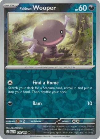 Paldea Evolved - 128/193 - Paldean Wooper - Reverse Holo