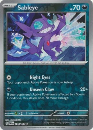 Paldea Evolved - 136/193 - Sableye - Reverse Holo