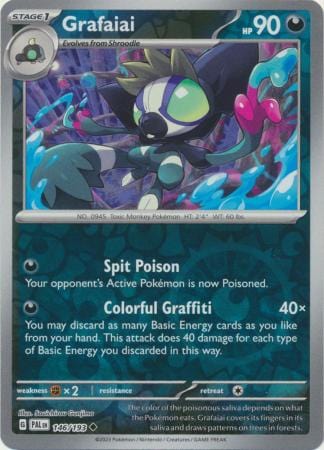 Paldea Evolved - 146/193 - Grafaiai - Reverse Holo