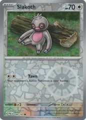 Paldea Evolved - 160/193 - Slakoth - Reverse Holo