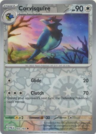 Paldea Evolved - 165/193 - Corvisquire - Reverse Holo