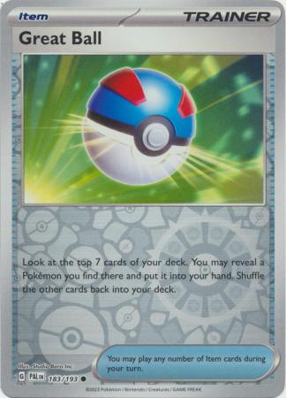 Paldea Evolved - 183/193 - Great Ball - Reverse Holo