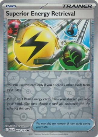 Paldea Evolved - 189/193 - Superior Energy Retrieval - Reverse Holo