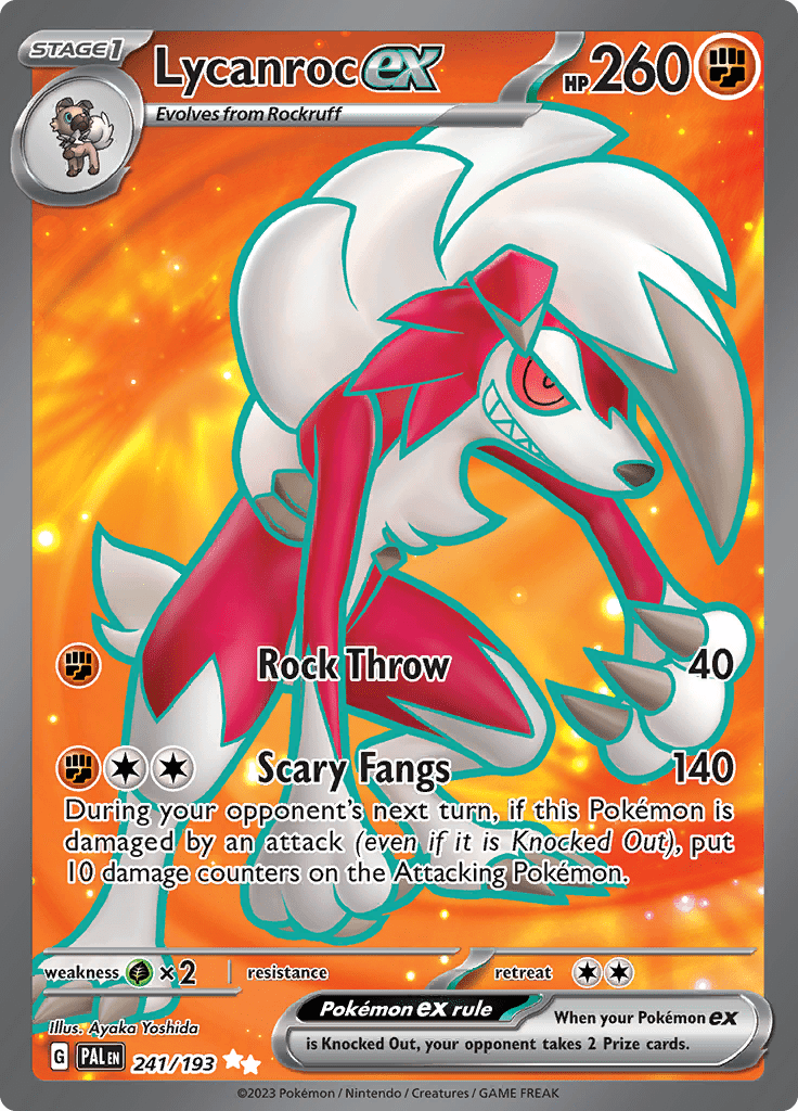 Paldea Evolved - 241/193 - Lycanroc ex