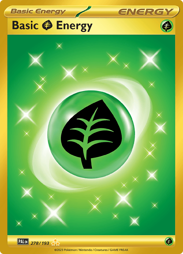 Paldea Evolved - 278/193 - Grass Energy (Gold)