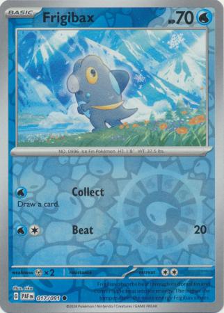 Paldean Fates - 017/091 - Frigibax - Reverse Holo