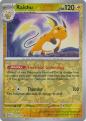 Paldean Fates - 019/091 - Raichu - Reverse Holo