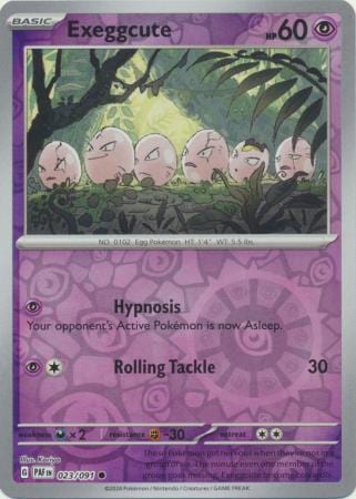 Paldean Fates - 023/091 - Exeggcute - Reverse Holo