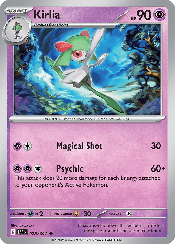 Paldean Fates - 028/091 - Kirlia