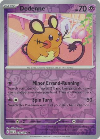 Paldean Fates - 036/091 - Dedenne - Reverse Holo