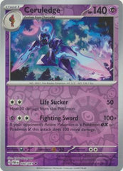 Paldean Fates - 040/091 - Ceruledge - Reverse Holo