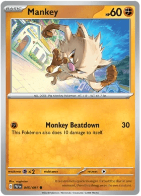 Paldean Fates - 045/091 - Mankey