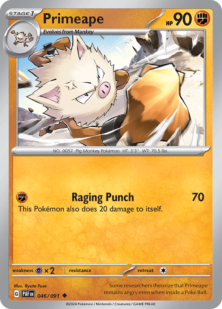 Paldean Fates - 046/091 - Primeape