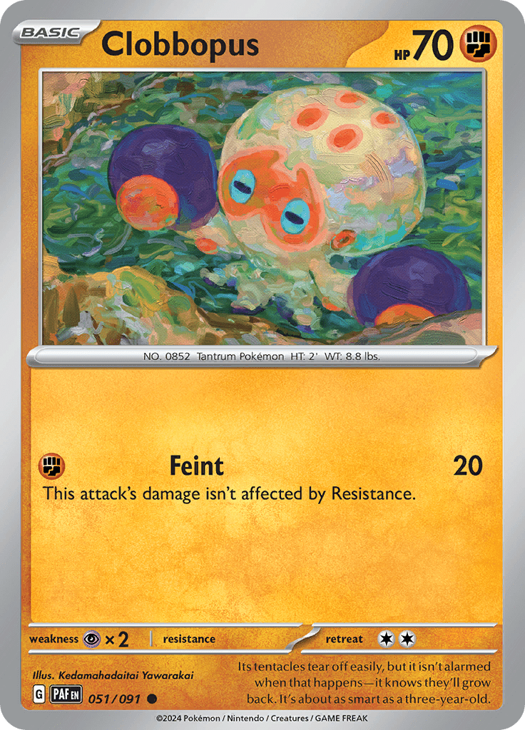 Paldean Fates - 051/091 - Clobbopus