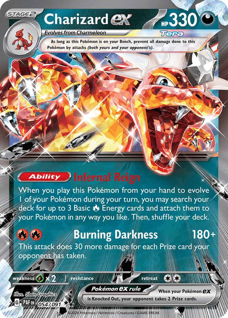 Paldean Fates - 054/091 - Charizard ex