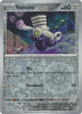 Paldean Fates - 064/091 - Varoom - Reverse Holo