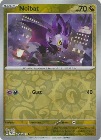 Paldean Fates - 068/091 - Noibat - Reverse Holo