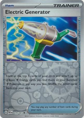 Paldean Fates - 079/091 - Electric Generator - Reverse Holo