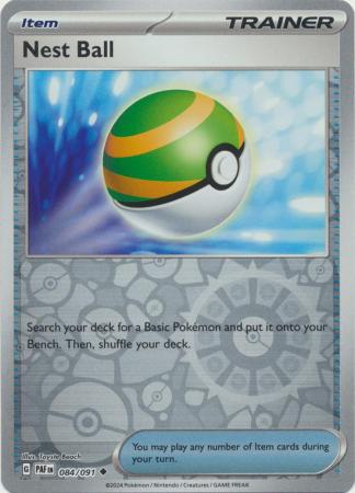 Paldean Fates - 084/091 - Nest Ball - Reverse Holo