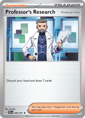 Paldean Fates - 088/091 - Professor's Research (Professor Turo) - Holo