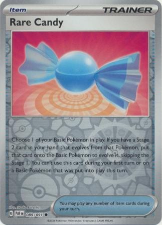 Paldean Fates - 089/091 - Rare Candy - Reverse Holo