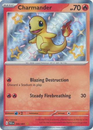 Paldean Fates - 109/091 - Charmander