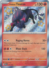 Paldean Fates - 111/091 - Paldean Tauros