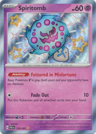 Paldean Fates - 158/091 - Spiritomb