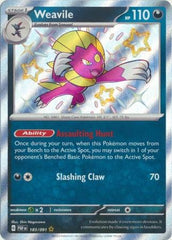 Paldean Fates - 183/091 - Weavile