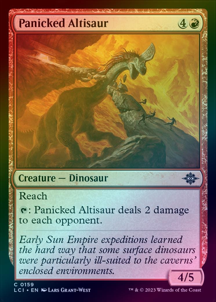 Panicked Altisaur (Foil) (LCI)