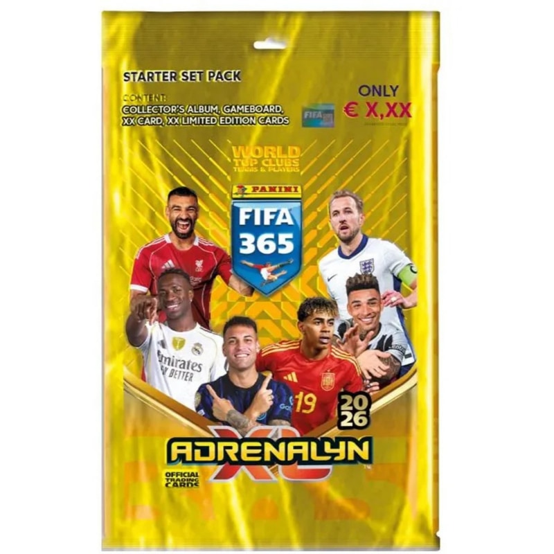 Panini Adrenalyn XL FIFA 365 25/26 Mega Starter Pack met album en 3 pakjes - 8051708029284 | Lichcards Main image