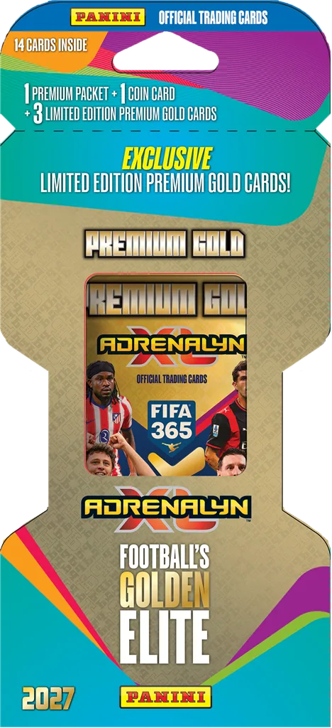 Panini Adrenalyn XL FIFA 365 26/27 Premium Pack Gold (14 cartes)