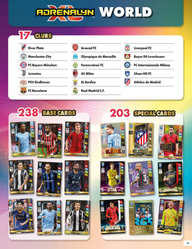 Panini FIFA 365 2025 - collectieoverzicht met voorbeelden van reguliere en speciale kaarten
