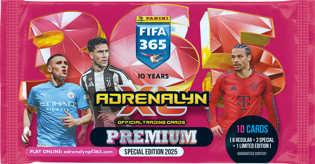 Panini Adrenalyn XL FIFA 365 2025 Premium Pack - 10 kaarten