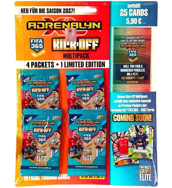 Panini Adrenalyn XL FIFA 365 26/27 Kickoff Multi Set – voorkant