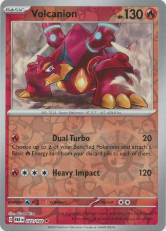 Paradox Rift - 022/182 - Volcanion - Reverse Holo